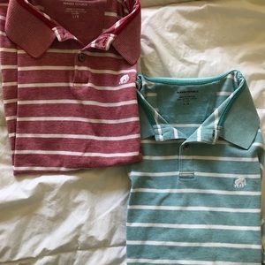 Men’s Large Banana Republic Striped Polo Bundle